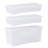Wham Festive 3 Piece Tree & 2 Decoration Storage Boxes Clear