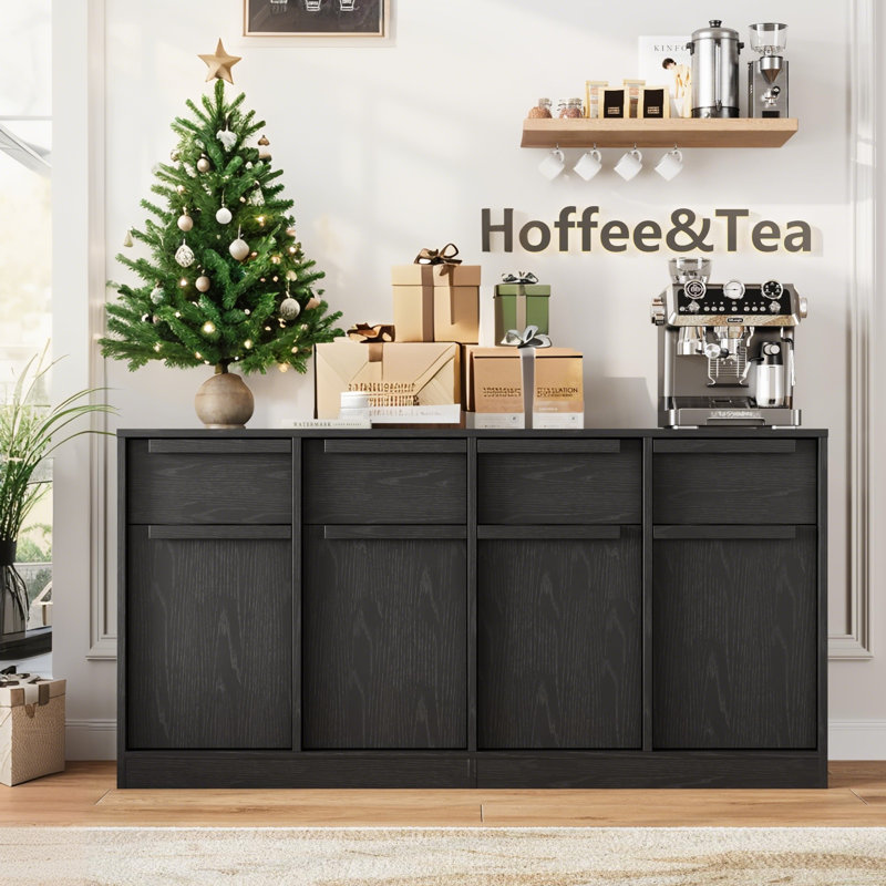 158.5cm Sideboard, Black