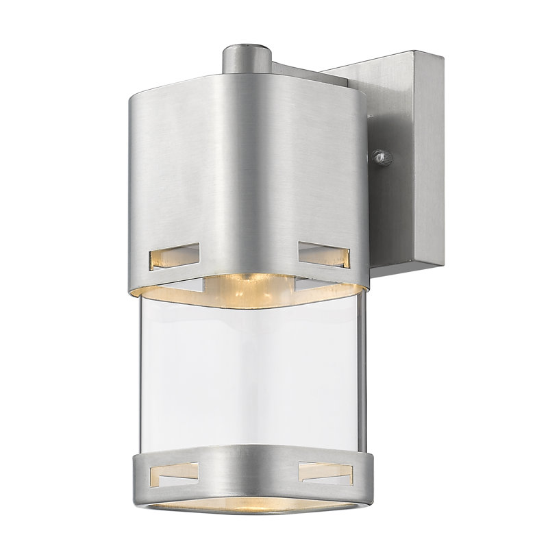 Brentton Aluminum LED Wall Light, Brushed Aluminum