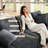 137" Comfy Cloud Couch, Modular U Shaped Sectional Sofa With Chaise And Ottoman-475362375