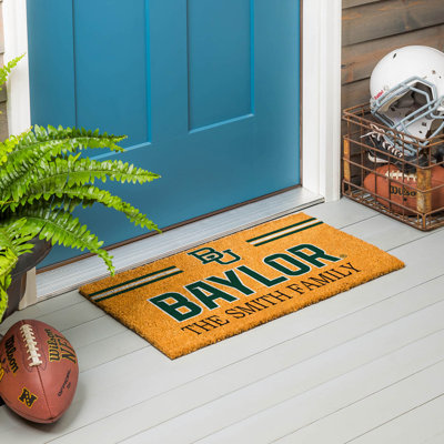 Suneel Personalized 30 in. x 18 in. NCAA Coir Outdoor Doormat