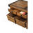 Distressed Chestnut Finish Kitchen Cart