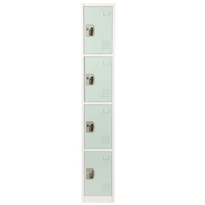 12'' Wide Steel 4-Tier School and Gym Locker