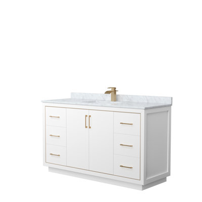 Icon 60" Single Bathroom Vanity Set