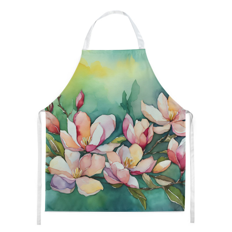 Iris du Tennessee en tablier aquarelle, Magnolias rosé de Louisiane