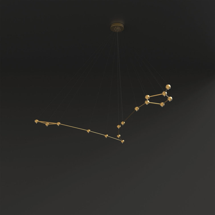 16 - Light Unique Geometric Chandelier