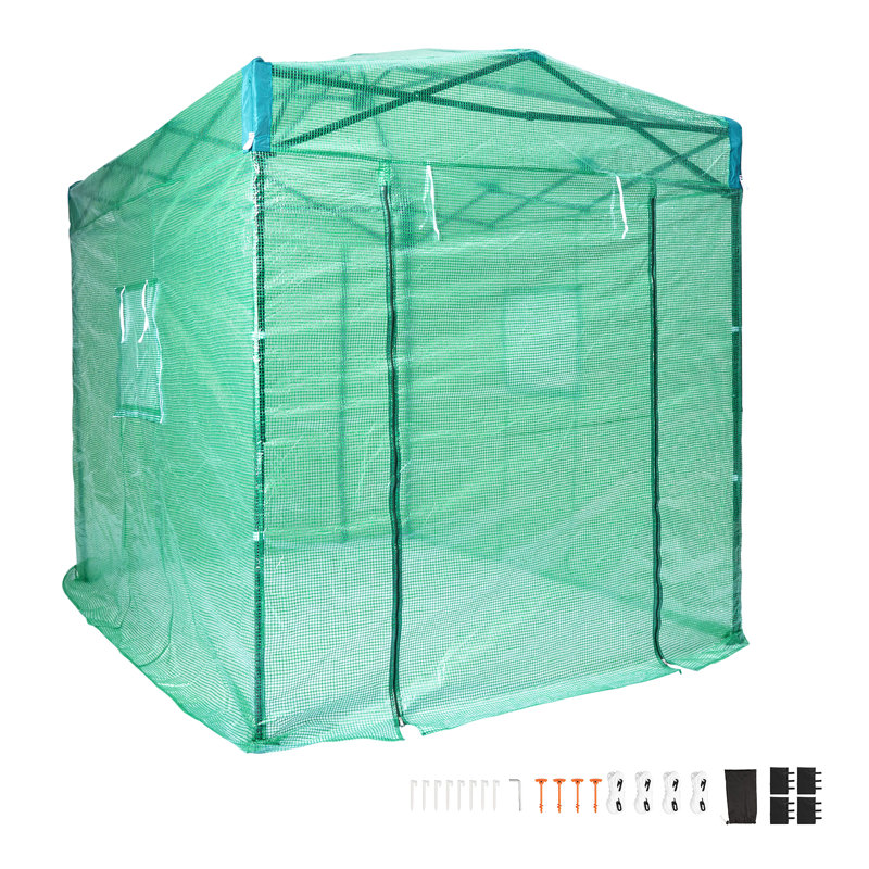 97.6" W x 71.6" D Hobby Greenhouse