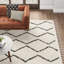 Tapis marocain gris anthracite et beige clair Mossy-789964701