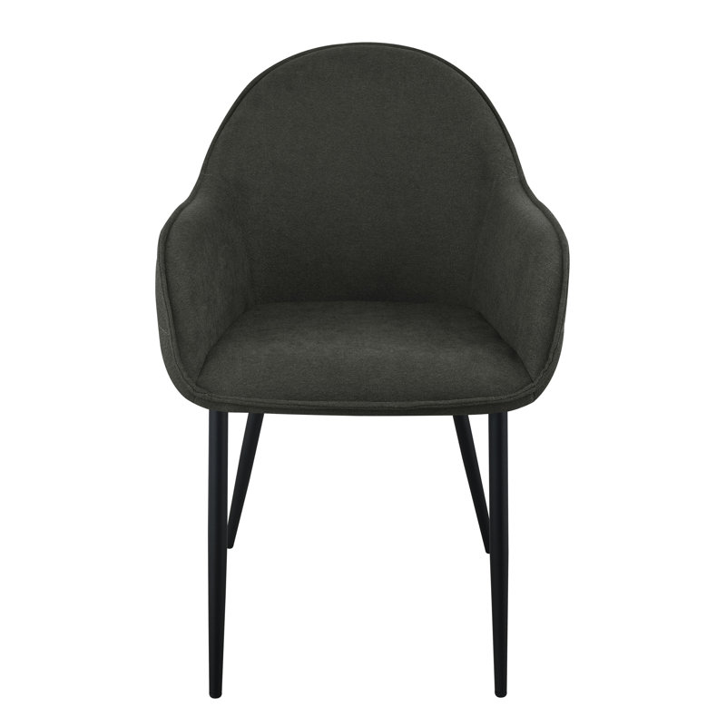 Kelula 18.75'' H Upholstered Armchair, Black