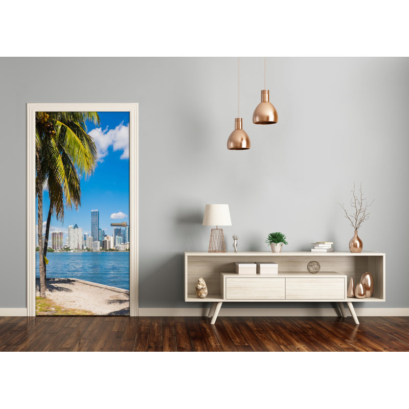 To The Miami Home Door Decal