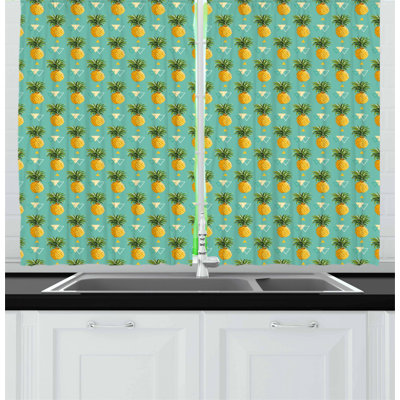 Pointed Kitchen Curtain