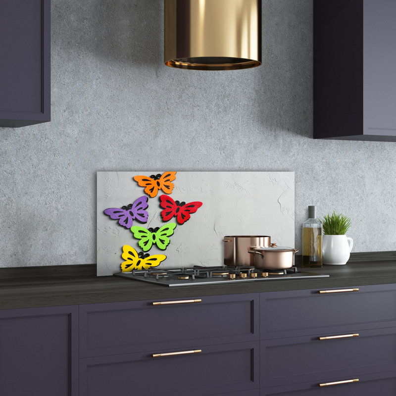 Loras 50cm W x 100cm L Glass Peel and Stick Panel