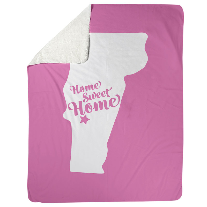 Jeté en polaires pour rutland home, l 52,5 po x L 62,5 po, Rose
