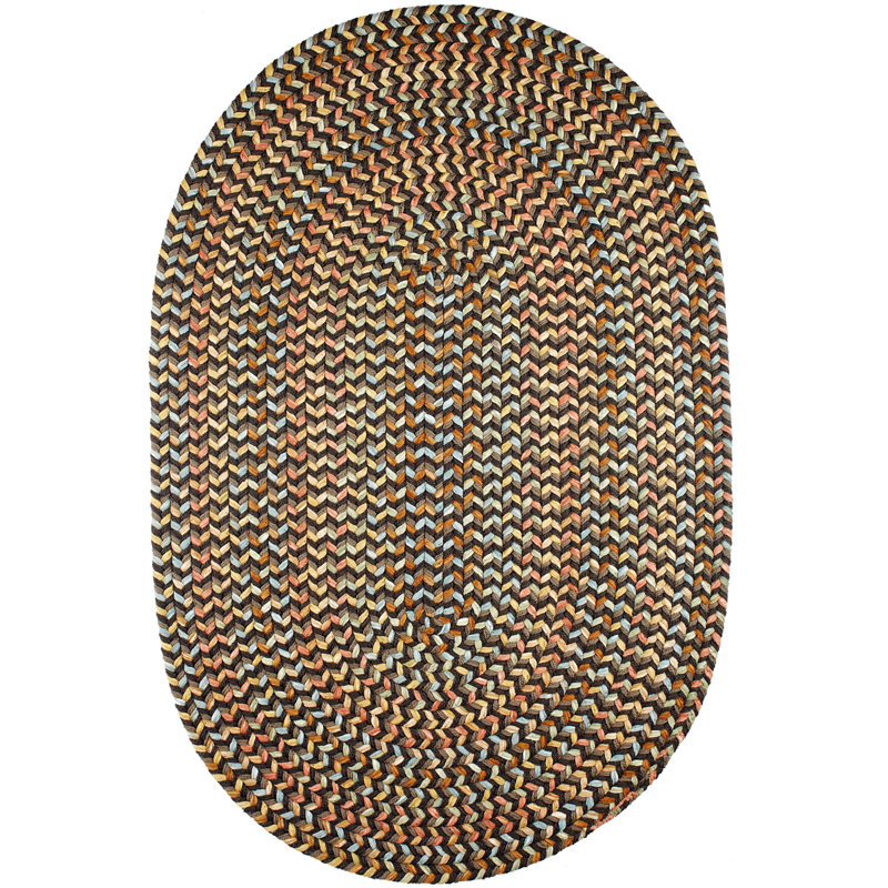 Jopling Geometric Indoor / Outdoor Rug, Oval 3' x 5'