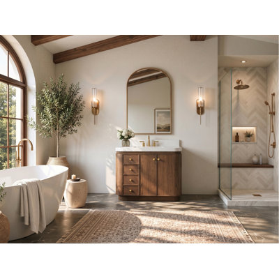 Aston Oak Single Bathroom Vanity