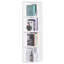 Nejka 129.5cm H x 30cm W Corner Bookcase