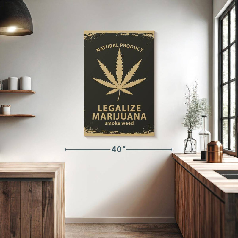 Senne Marijuana Campaign, 39" H x 26" W