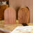 Non-skid Bookend Hold Heavy Books 7x4x5in Wood Bookends for Heavy Books for Office