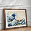 A Great Wave of Kanagawa by Katsushika Hokusai - Framed Print-55629728-55629730