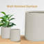 Grand pot à fleurs d'intérieur et d'extérieur Kute Nest H15,3 po x P15 po Kute Nest - Ethereal Mood - ouverture de pot 11,7 po-114407577-114407581