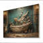 «Bathroom Bathroom Art Deco I» sur impression sur bois-1174158184