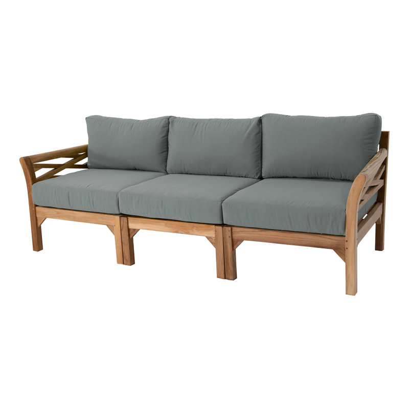 Boduram Outdoor 3 - Seat Patio Sofa, Antique Beige
