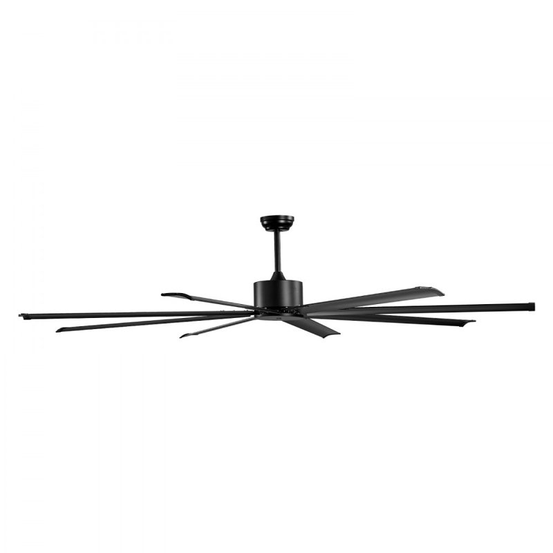 Ventilateur de plafond 72 po avec lumière, télécommande à 6 vitesses, température 3 couleurs à intensité variable, moteur à courant continu réversible, ventilateur encastré à profil bas pour chambre à coucher, salon, utilisation intérieure / extérieure