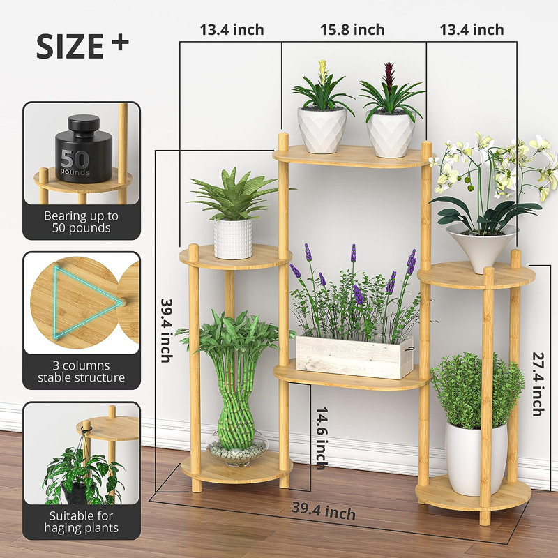 Folake Plant Stand, Natural