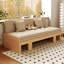 Canapé modulaire beige en coton et lin-1537849519