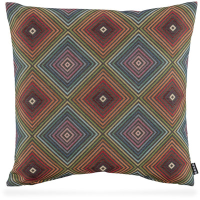 Selin Geometric Square Throw Cushion