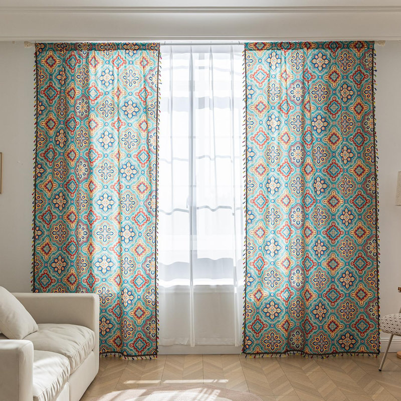 Curtain Panel Pair, 132.08cm  Width x 213.36cm Drop
