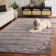 Tapis gris en coton Jiron