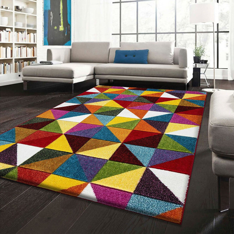 Uday Geometric Area Rug, Rectangle 160 x 230cm