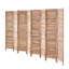 Paravent en bois pliable à 8 panneaux, 170 cm de hauteur, cloison intérieure à persiennes, paravent décoratif portatif, idéal pour la maison, le bureau, le restaurant et la chambre, conçu pour séparer les pièces.-106502286