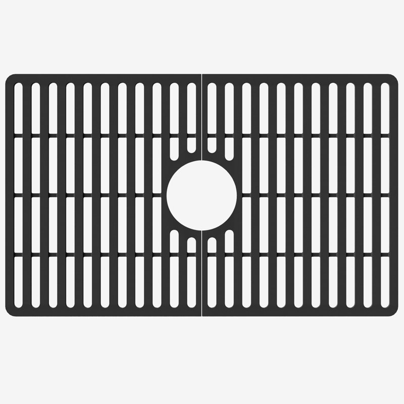 Silicone Grid Marigold Matte stone Rectangle Vessel Sink with Faucet, Matte Black
