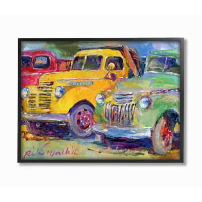 « vibrant pickup trucks », impression