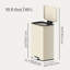 Ashaan Step On Kitchen Rubbish Bin - 10.57 L-2036397923