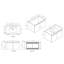 Meuble-lavabo simple 30 po avec plateau en céramique Mevlan