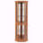 Corner Glass Cabinet Lighted Curio Cabinet Corner Display-1808206801