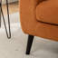 Chaise d'appoint rembourrée avec accoudoirs ronds Deivi-1632049330