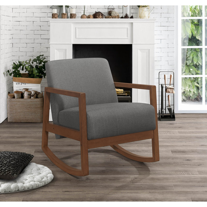 Fauteuil de 32 po de largeur, Tissu gris performance