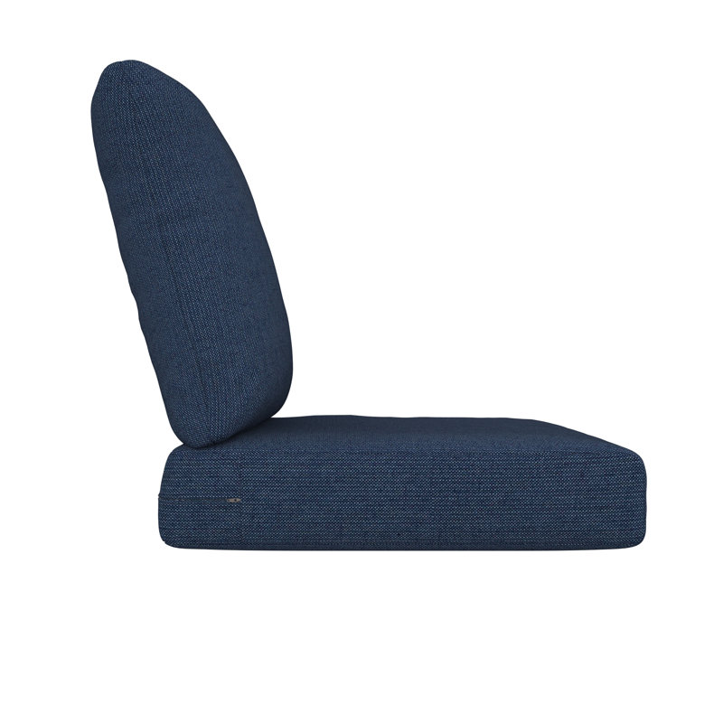 Deep Seating Outdoor Sunbrella® Seat/Back Cushion, Spectrum Indigo Sunbrella®