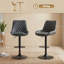 Upholstered Adjustable Height Counter Stool-983567169