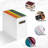 File Organizer, Cardboard File Box for Letter Size Hanging File Folder Storage