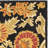 Emrick Blossom Hand Hooked Wool/Cotton/Latex Floral Rug in Black-19268846