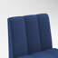 Chaise de salle à manger rembourrée avec roulettes Bousquet-1819012502