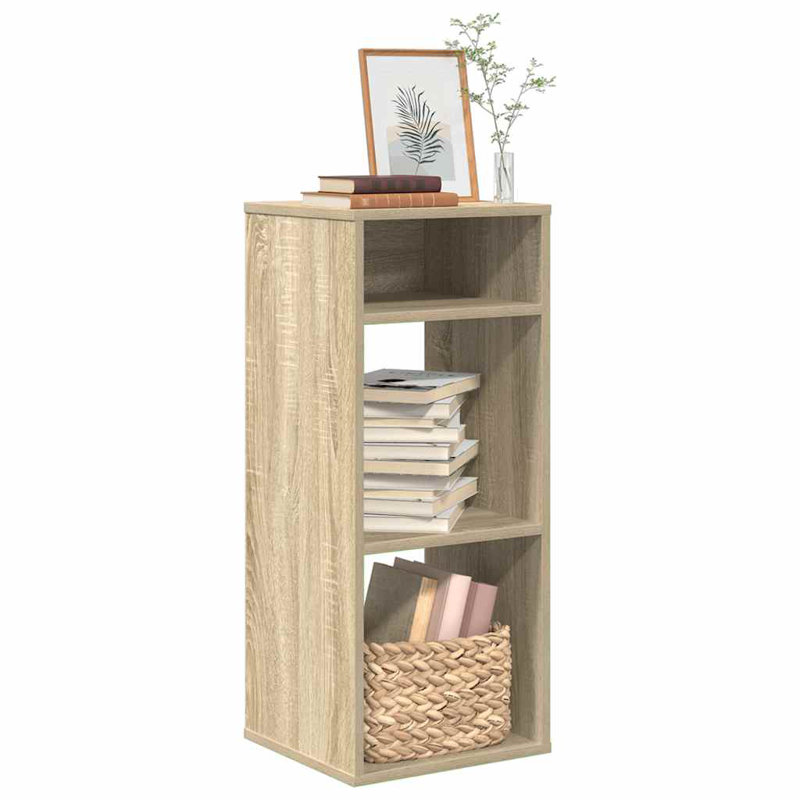 Adamsdale 34cm W Bookcase, Sonoma Oak, (4 Shelves) 80 cm H x 34 cm W x 31 cm D