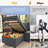Sleeper Soft Bed,Pull Out Couch Bed with Storage Chaise,Iron Frame Soft Futon Sofa(Corduroy L-Shape, Dark Gray)-94181374