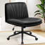 Chaise de bureau en cuir Keyri Criss Cross-124213127-124213124-122533105