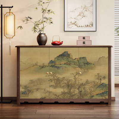 Chinese-style retro minimalist high-end sideboard
